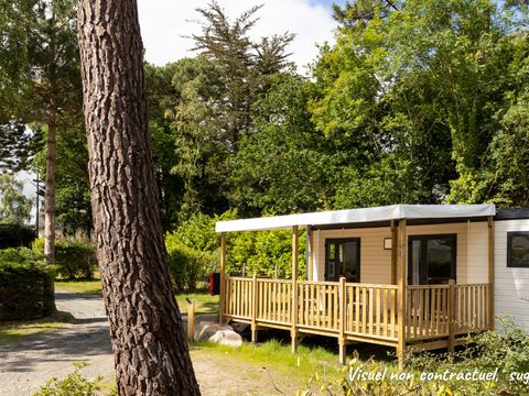 MOBILHOME 6 personnes - Premium 32m² - 3 chambres + TV + lave-vaisselle + Terrasse + draps + serviettes