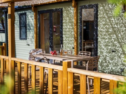 Mobilhome 6 personnes - GREEN - LODGE - 3 chambres - Clim - TV