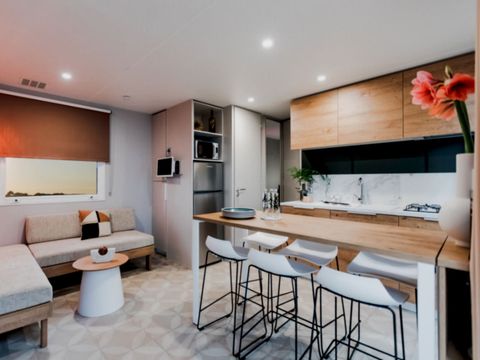 Mobilhome 6 personnes - GREEN - LODGE - 3 chambres - Clim - TV