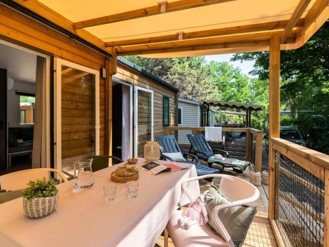 MOBILHOME 4 personnes - Cottage 3 Pièces 4 Personnes Climatisé + TV ****
