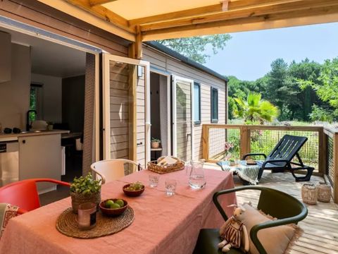 MOBILHOME 6 personnes - Cottage 4 Pièces 6 Personnes Climatisé + TV ****