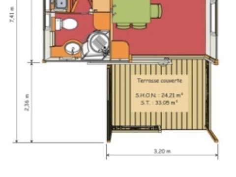 Chalet 5 personnes - MOREA