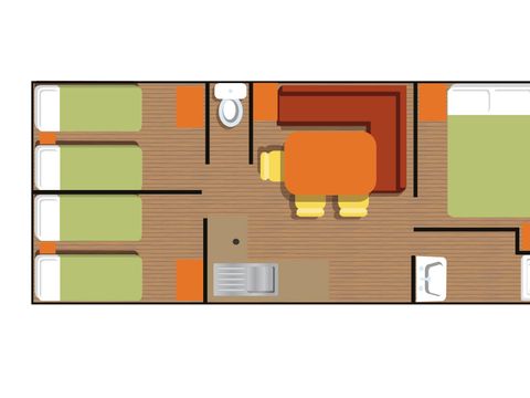MOBILHOME 6 personnes - TITANIA