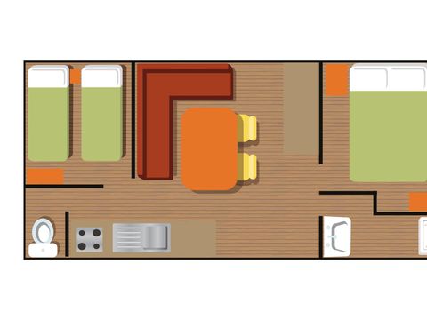MOBILHOME 4 personnes - MERCURE