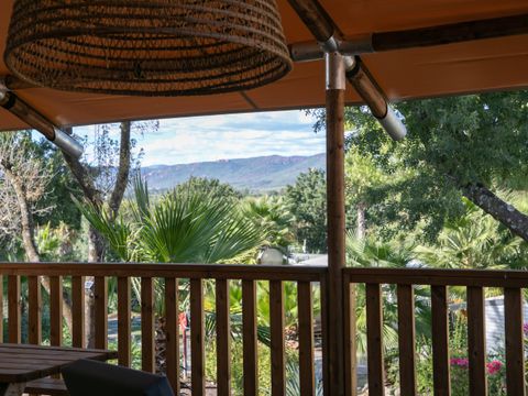 Tente en toile et en bois 5 personnes - VARADERO 2 chambres - 50 m2