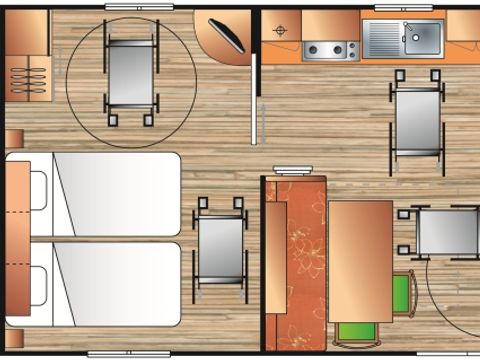 MOBILHOME 4 personnes - HELIOS PMR