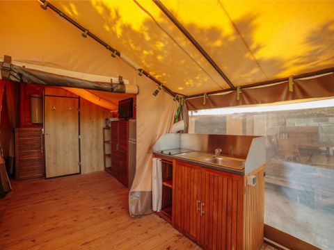 Tente en toile et en bois 2 personnes - NASSAU TENT - Prix pour 2 personnes