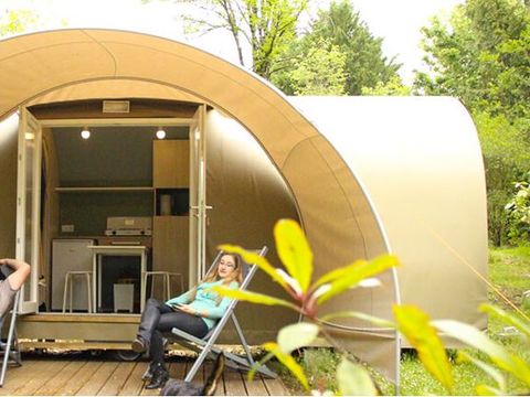 TENTE TOILE ET BOIS 3 personnes - COCO SWEET - ATYPIQUE (Sans sanitaires)