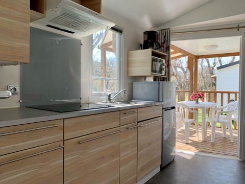 MOBILHOME 4 personnes - Tahiti 32 m²  + Climatisation 4 personnes