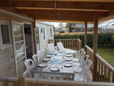 MOBILHOME 10 personnes - C- Mobil-home Quatro - 4 chambres 2 salles de douche