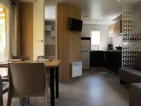 MOBILHOME 6 personnes - Mobil-Home Caraïbes 3 Pièces 4/6 Personnes + TV