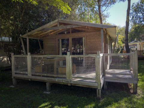 Bungalow 4 personnes - Ecolodge - 2 chambres - 32 m² - TV - CLIM