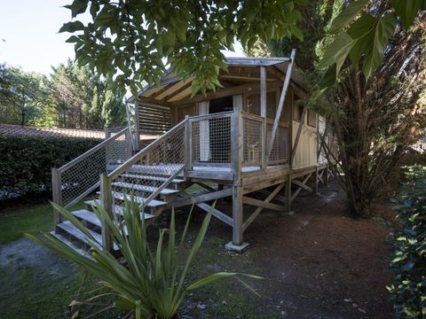BUNGALOW TOILÉ 4 personnes - Ecolodge 2 CH - 4 PERS 32 m -TV + CLIM