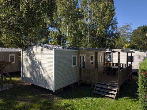 MOBILHOME 4 personnes - Cottage des Familles 2 CH - 4 PERS 32 m² - TV + CLIM + LV + DRAPS (inclus à la location à la semaine)