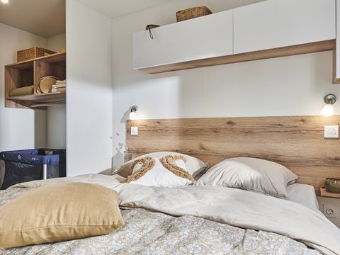 MOBILHOME 4 personnes - Cottage des Familles 2 CH - 4 PERS 32 m² - TV + CLIM + LV + DRAPS (inclus à la location à la semaine)