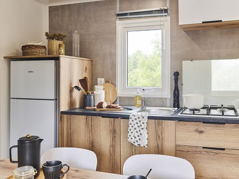 Mobilhome 6 personnes - Cottage des Pins - 3 chambres - 29 m² - TV