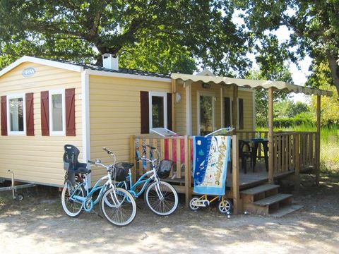 Mobilhome 4 personnes - Cottage des Pins - 2 chambres - 28 m² - TV