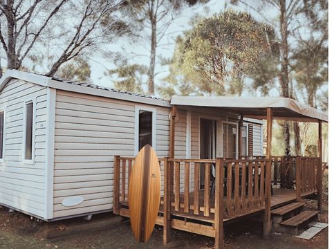 Mobilhome 4 personnes - Cottage des Pins - 2 chambres - 28 m² - TV