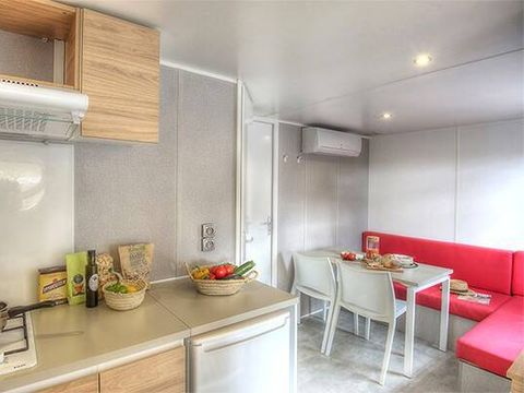 MOBILHOME 2 personnes - Mobil-home | Premium | 1 Ch. | 2 Pers. | Terrasse surélevée | Clim. | TV
