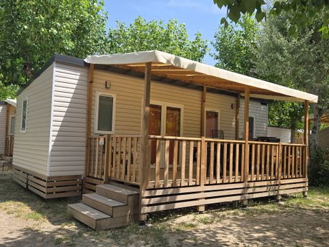MOBILHOME 6 personnes - Mobil-home | Premium | 3 Ch. | 6 Pers. | Covered Decking | Outdoor Kitchen | 1 SDB | Clim. | TV