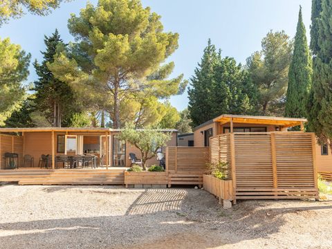 MOBILHOME 10 personnes - Mobil-home | Premium | 6 Ch. | 8/10 Pers. | Terrasse Lounge | Cuisine extérieure | 3 SDB | Clim.