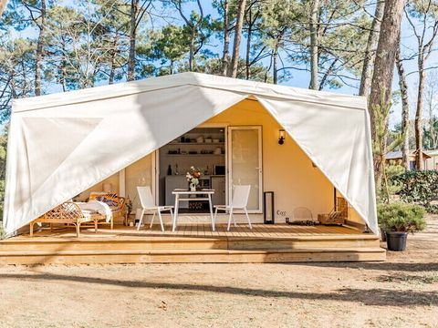 BUNGALOW TOILÉ 4 personnes - Coco Sweet | 2 Ch. | 4 Pers. | Terrasse surélevée | Sans SDB