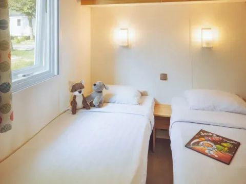 MOBILHOME 6 personnes - Premium | 3 Ch. | 6 Pers. | Terrasse Lounge | 1 SDB | Clim. | TV | By Roan