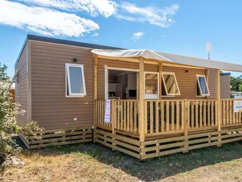 MOBILHOME 6 personnes - Premium | 3 Ch. | 6 Pers. | Terrasse Lounge | Clim.