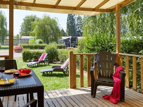 Mobilhome 6 personnes - Comfort XL | 3 Ch. | 6 Pers. | Terrasse surélevée | Clim.