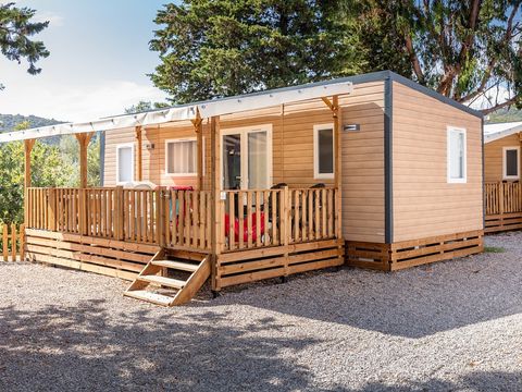 Mobilhome 6 personnes - Comfort XL | 3 Ch. | 6 Pers. | Terrasse surélevée | Clim. | TV