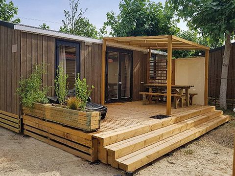Mobilhome 6 personnes - Premium | 3 Ch. | 6 Pers. | Terrasse Lounge | Clim.