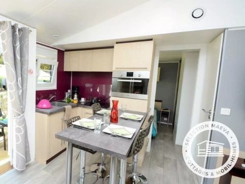 MOBILHOME 6 personnes - Mobil-home Alabama Confort 3 Pièces 4/6 Personnes Climatisé + TV 2 sdb