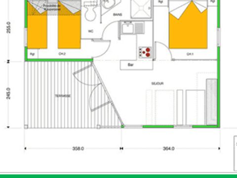 CHALET 5 personnes - BOIS 4/5 personnes