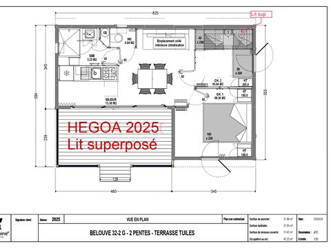 CHALET 5 personnes - HEGOA 4/5 personnes - 2 chambres + douche XL