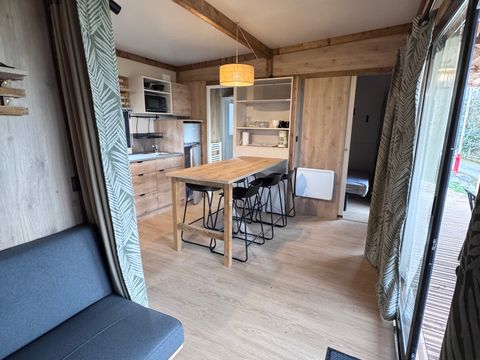 CHALET 6 personnes - ENBATA  4/6 personnes - séjour et terrasse  XL 