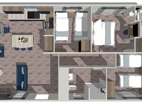 MOBILHOME 6 personnes - VIP Lodge 3