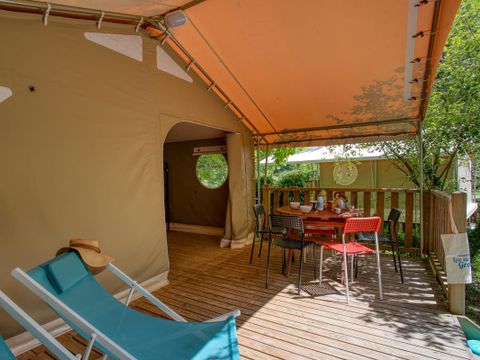 BUNGALOW TOILÉ 5 personnes - LODGE CANADA sans sanitaires 20 m²