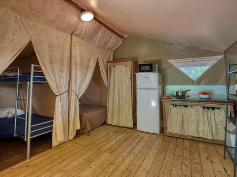 BUNGALOW TOILÉ 5 personnes - LODGE CANADA sans sanitaires 20 m²