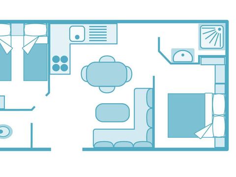 MOBILHOME 4 personnes - VENUS