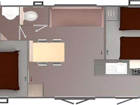 MOBILHOME 4 personnes - SUBLIMA