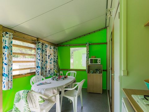Tente en toile et en bois 5 personnes - Tithome 4/5 pers.