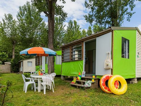 Tente en toile et en bois 5 personnes - Tithome 4/5 pers.