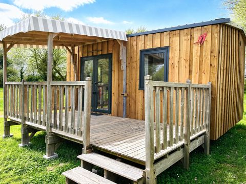 TENTE TOILE ET BOIS 4 personnes - Cabane Surfeur (sans salle de bain)