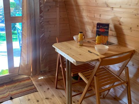 HÉBERGEMENT INSOLITE 2 personnes - POD (pas de douche)