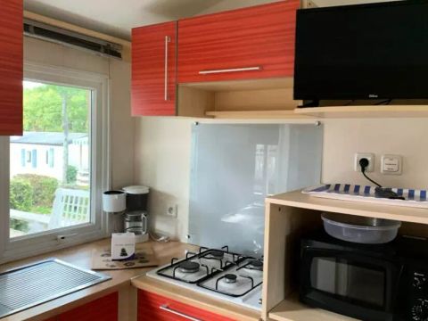 Mobilhome 6 personnes - 3 pièces 4/6 personnes terrasse couverte
