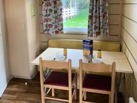 Mobilhome 6 personnes - 3 pièces 4/6 personnes terrasse couverte