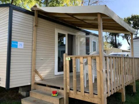 Mobilhome 6 personnes - 3 pièces 4/6 personnes terrasse couverte