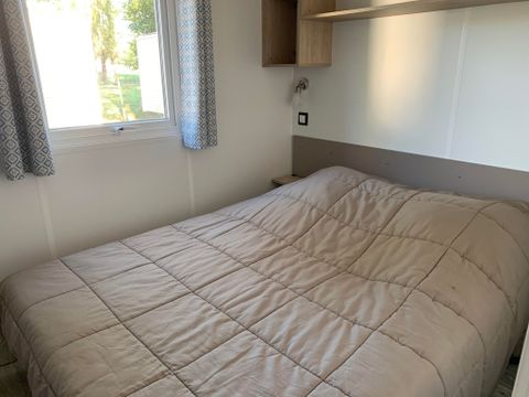 Mobilhome 6 personnes - 4/6 pers. CONFORT - Terrasse couverte - 2 chambres, 1 convertible - NUITEE