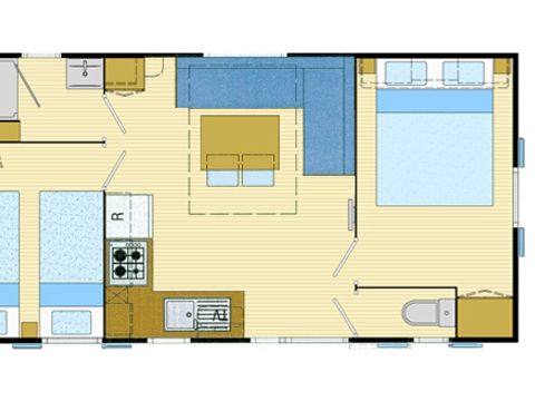 MOBILHOME 6 personnes - ESSENTIEL 27 m² MOBILHOME 6 personnes - ESSENTIEL 27 m²