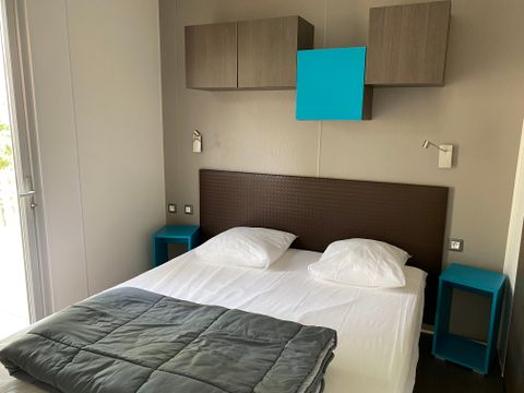 Mobilhome 2 personnes - Mobilhome Confort 20 m² (1 chambre) terrasse couverte + TV